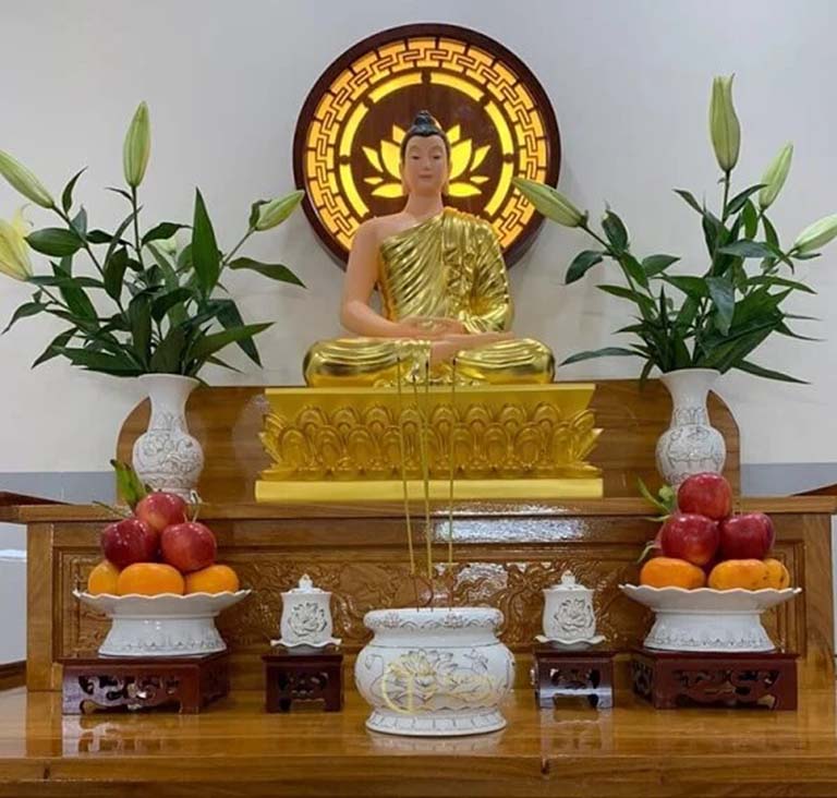 Cách trang trí bàn thờ Phật đẹp